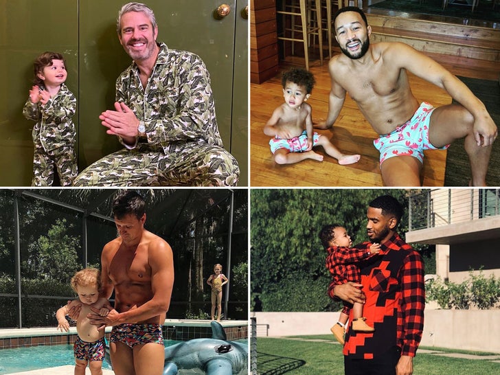 Celebrity Dads With Mini-Mes -- Twinning!