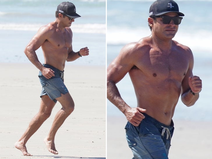 Zac Efron Rips Up Costa Rica Shore