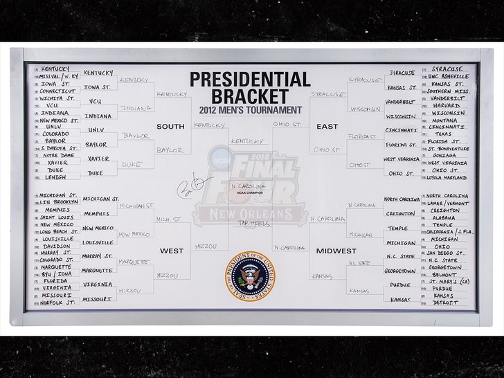 President Obama's 2012 NCAA Tournament Bracket