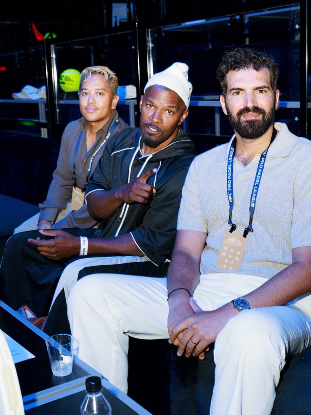 Jamie Foxx Diego Boneta 2026 Pro Padel League Day 3 5