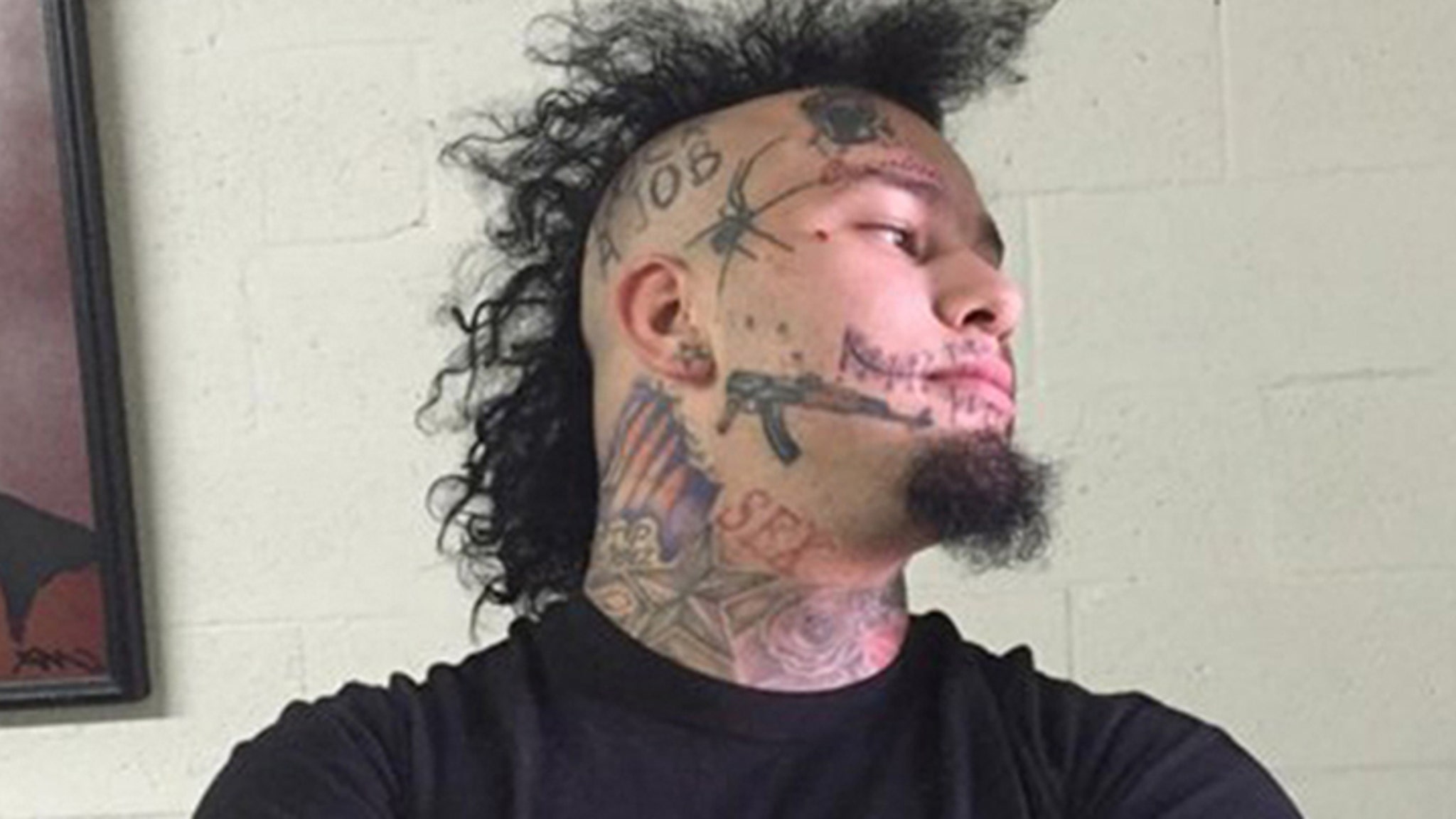 These are the famous rappers bringing face tattoos into the mainstream as  they take over at the VMAs  The Sun