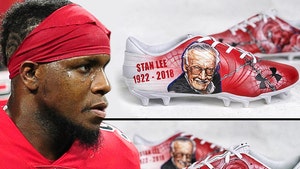 NFL's Mohamed Sanu Rocks Stan Lee Cleats During Falcons Game