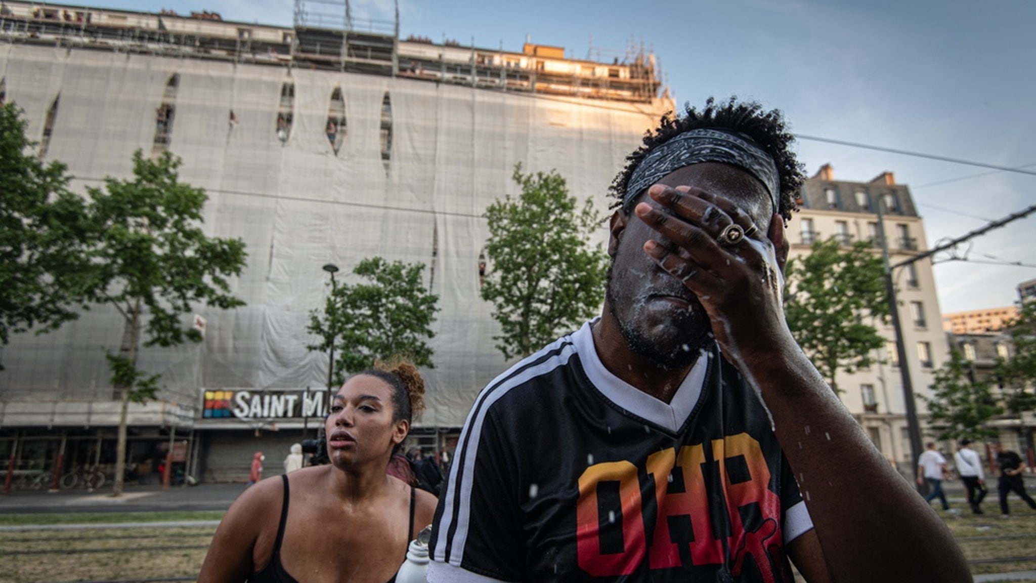 Protesters Fight Through Tear Gas