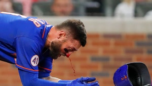 MLB's Kevin Pillar Shows Wounded Face After Being Drilled In Face By 94-MPH Fastball