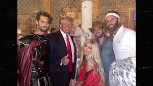 Donald Trump Parties With Dustin Johnson, Paulina Gretzky At Mar-a-Lago