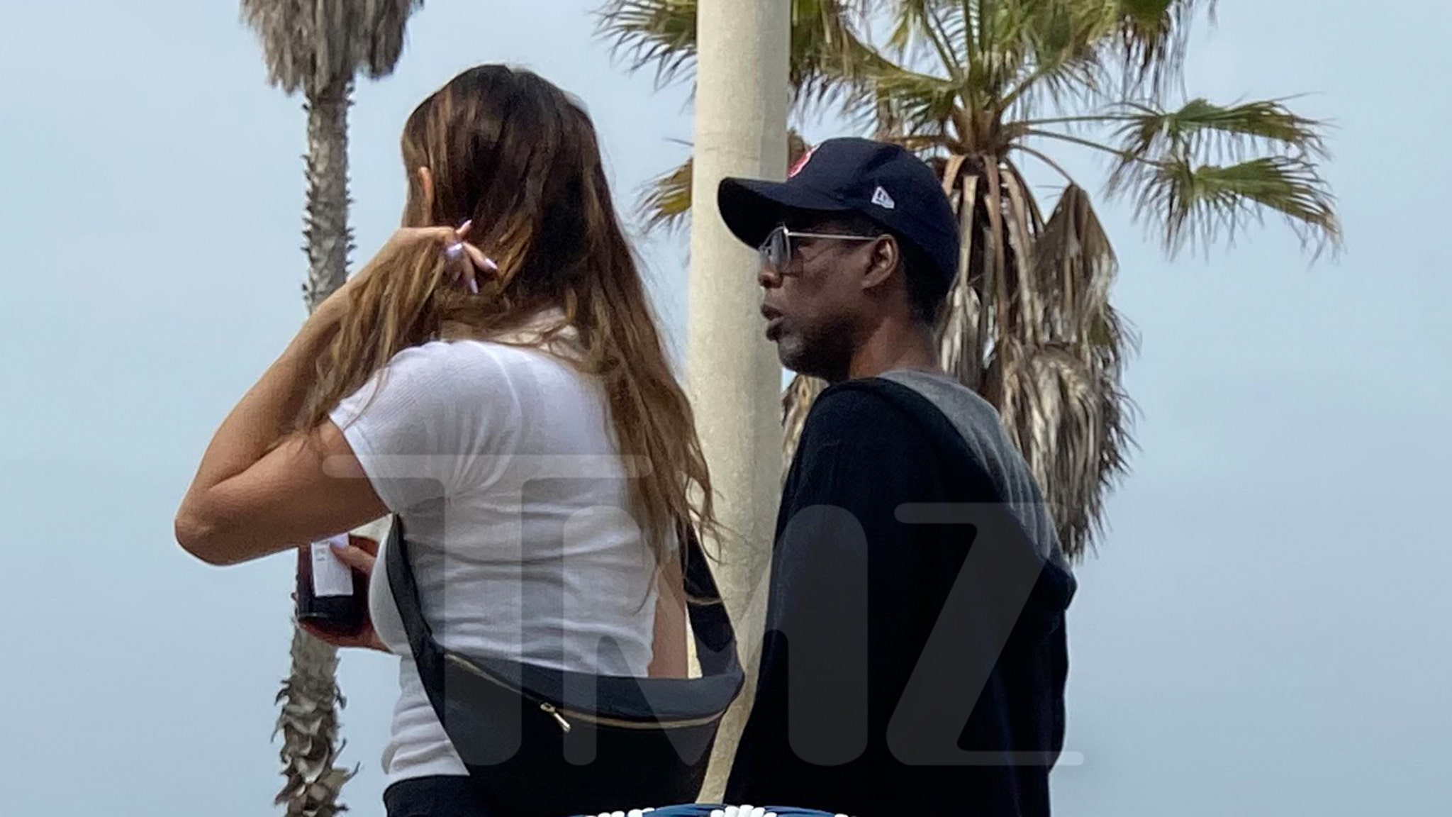 Chris Rock and Lake Bell Out For A Santa Monica Stroll, Couple Looks Pretty Serious thumbnail