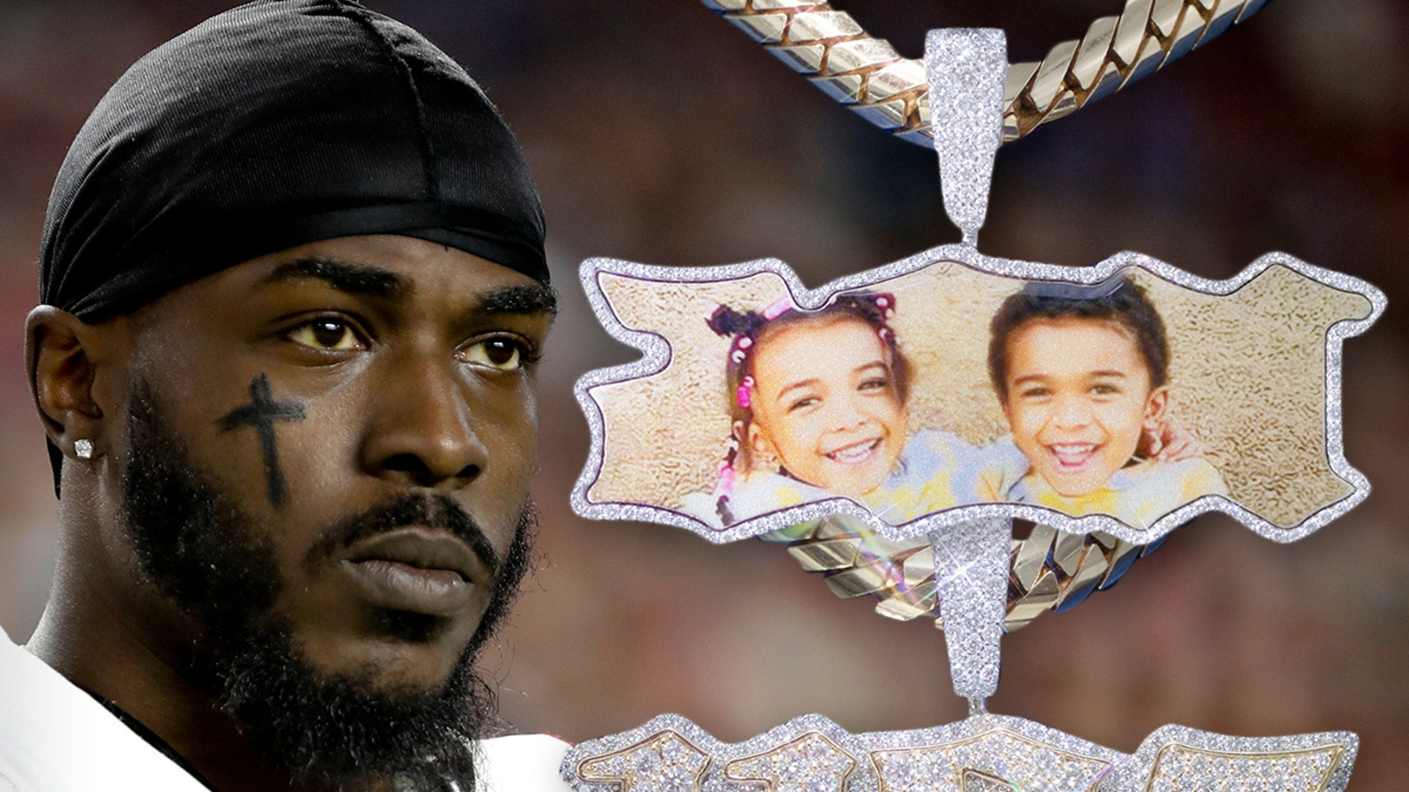 NFL’s Tevin Coleman Cops Double-Sided Diamond Pendant To Honor Twins