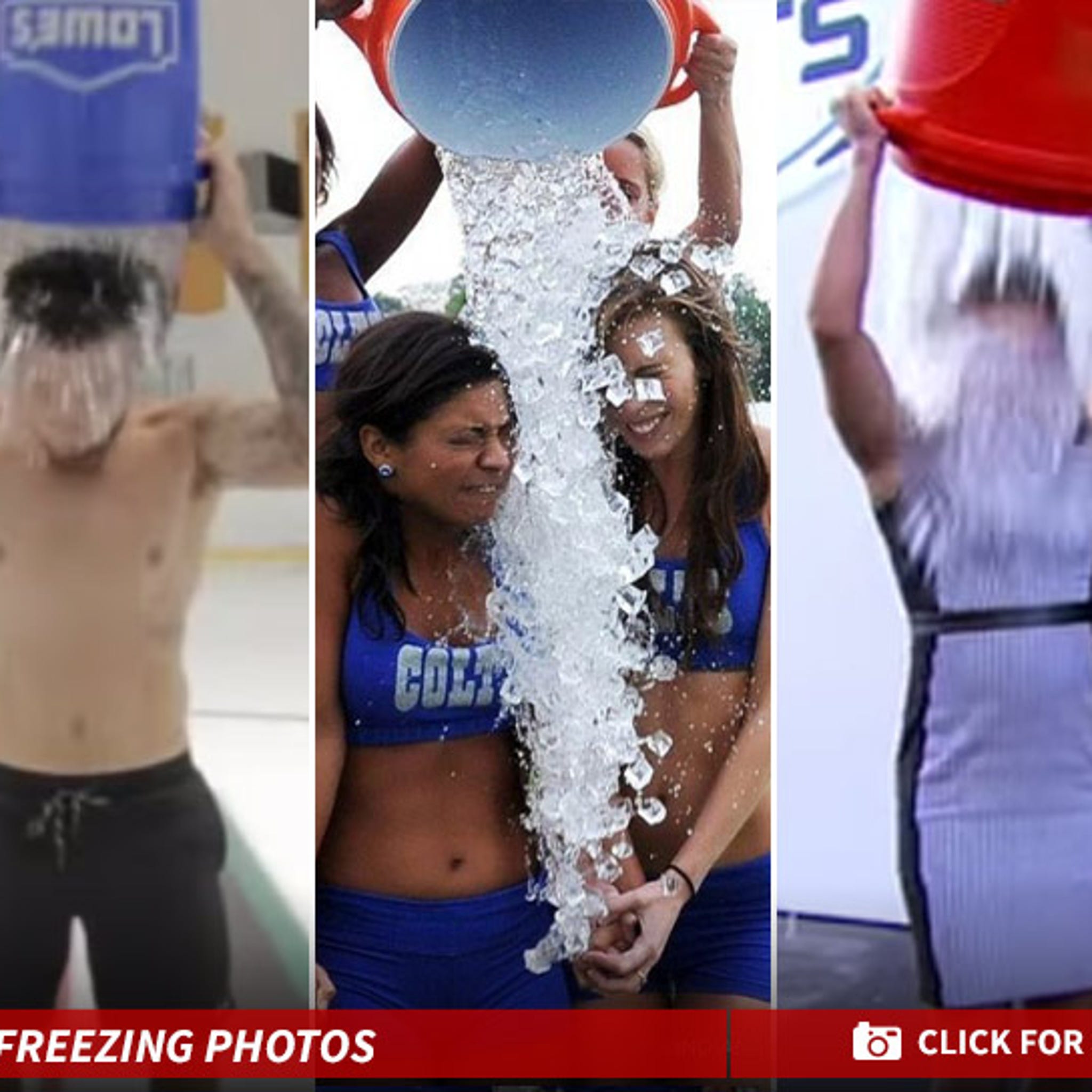 Sport Superstars -- We're the Cool Kids ... Ice Bucket Champs (PHOTOS)