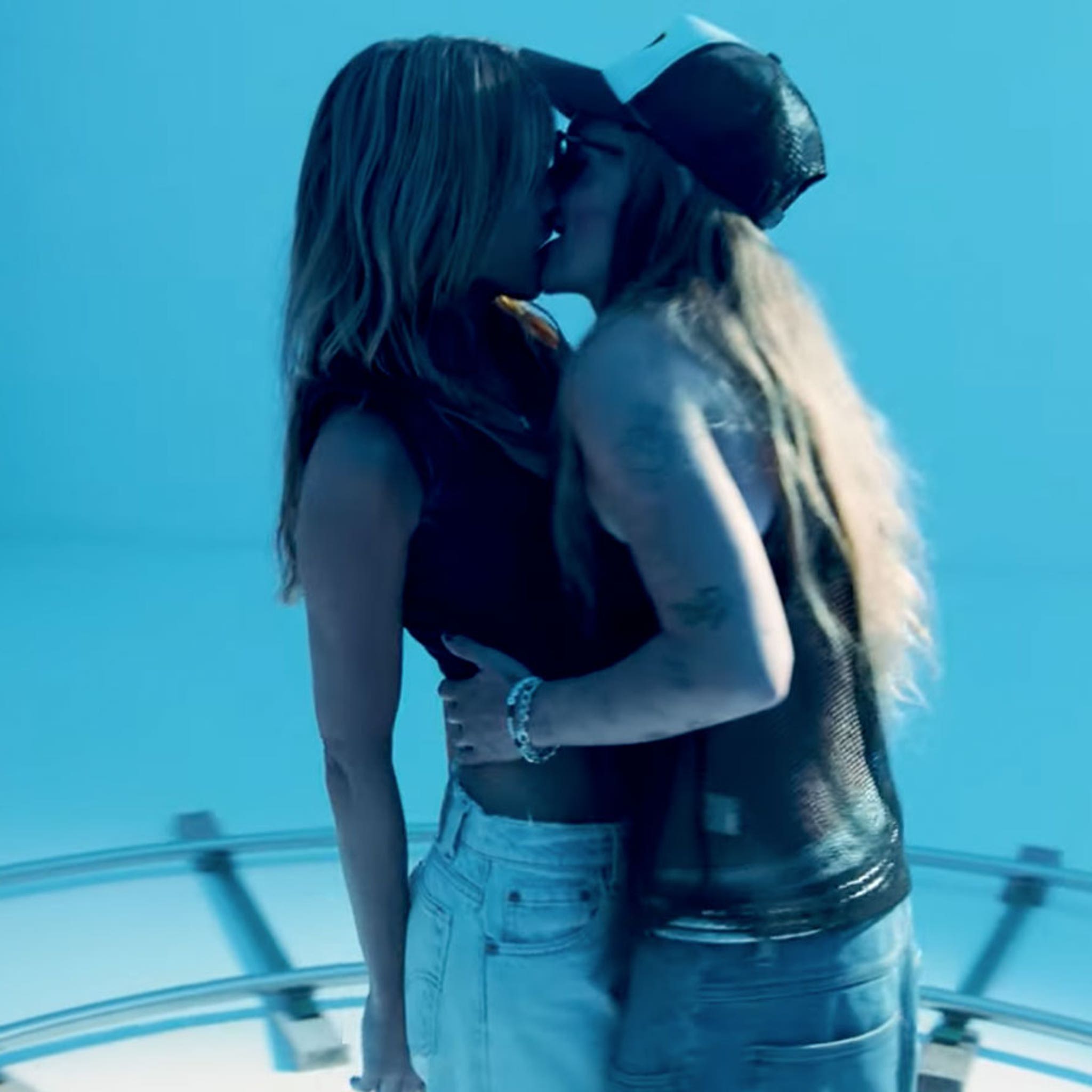 Chrishell Stause and G Flip Hardcore Make Out Session in New Music Video