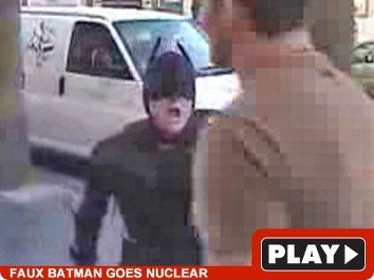 Faux Batman: Click to watch