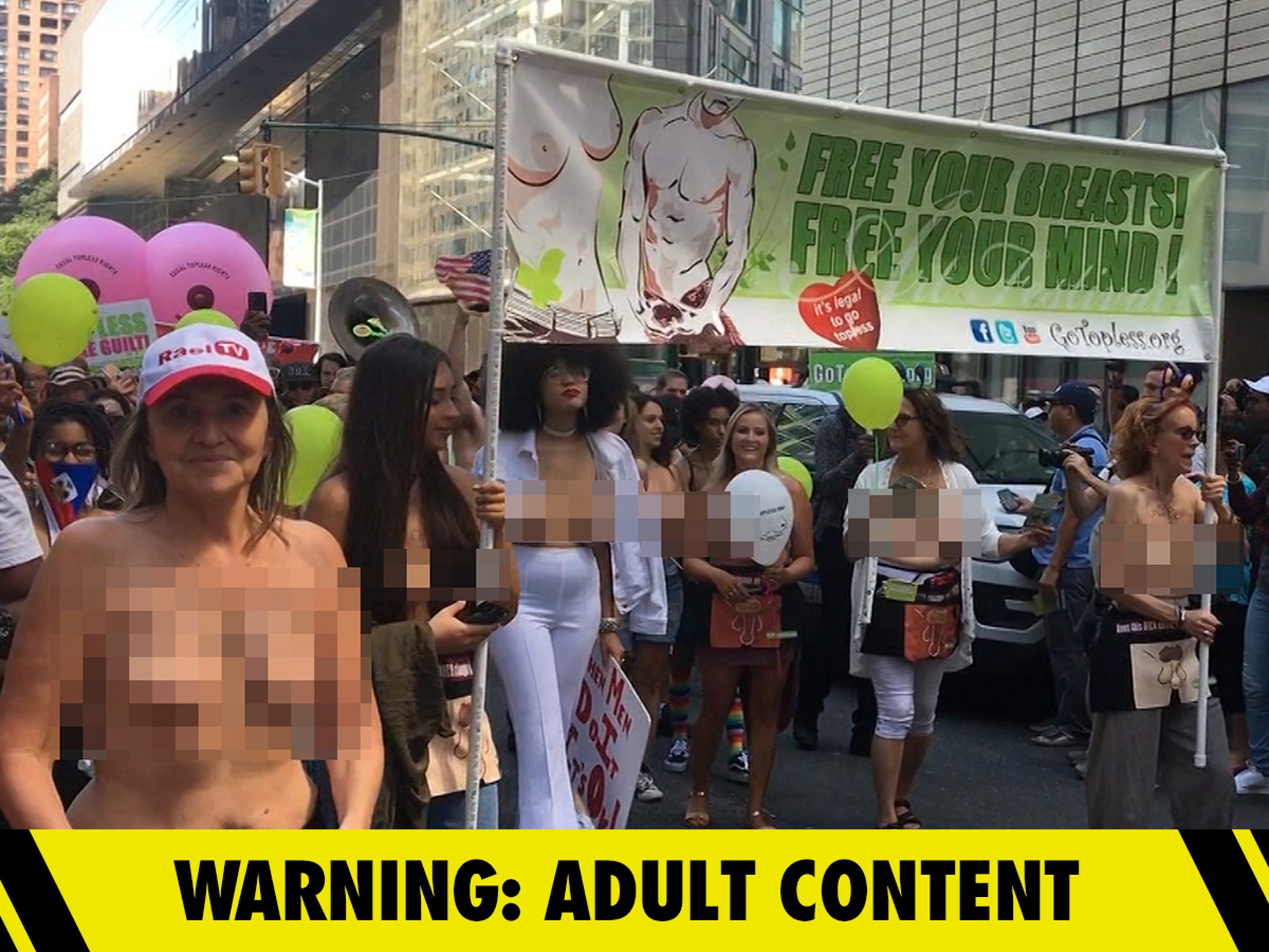 Go Topless Pride Parade, Women Let it All Hang Out in NYC