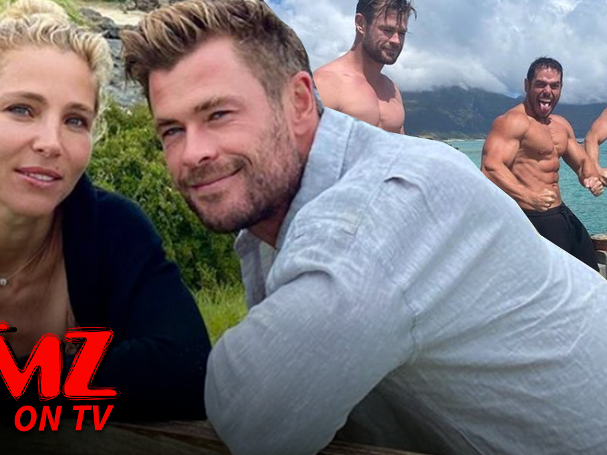 Chris Hemsworth Vacations in 'Paradise' with Family, Including Brothers  Liam and Luke | TMZ TV, image size:2048x1536