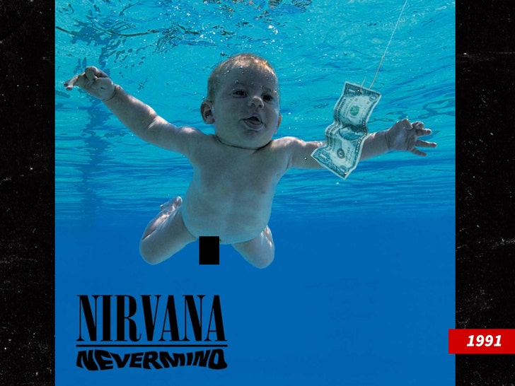 Baby On Nirvana S Nevermind Cover Begs Them To Nix Genitalia Pic For Th