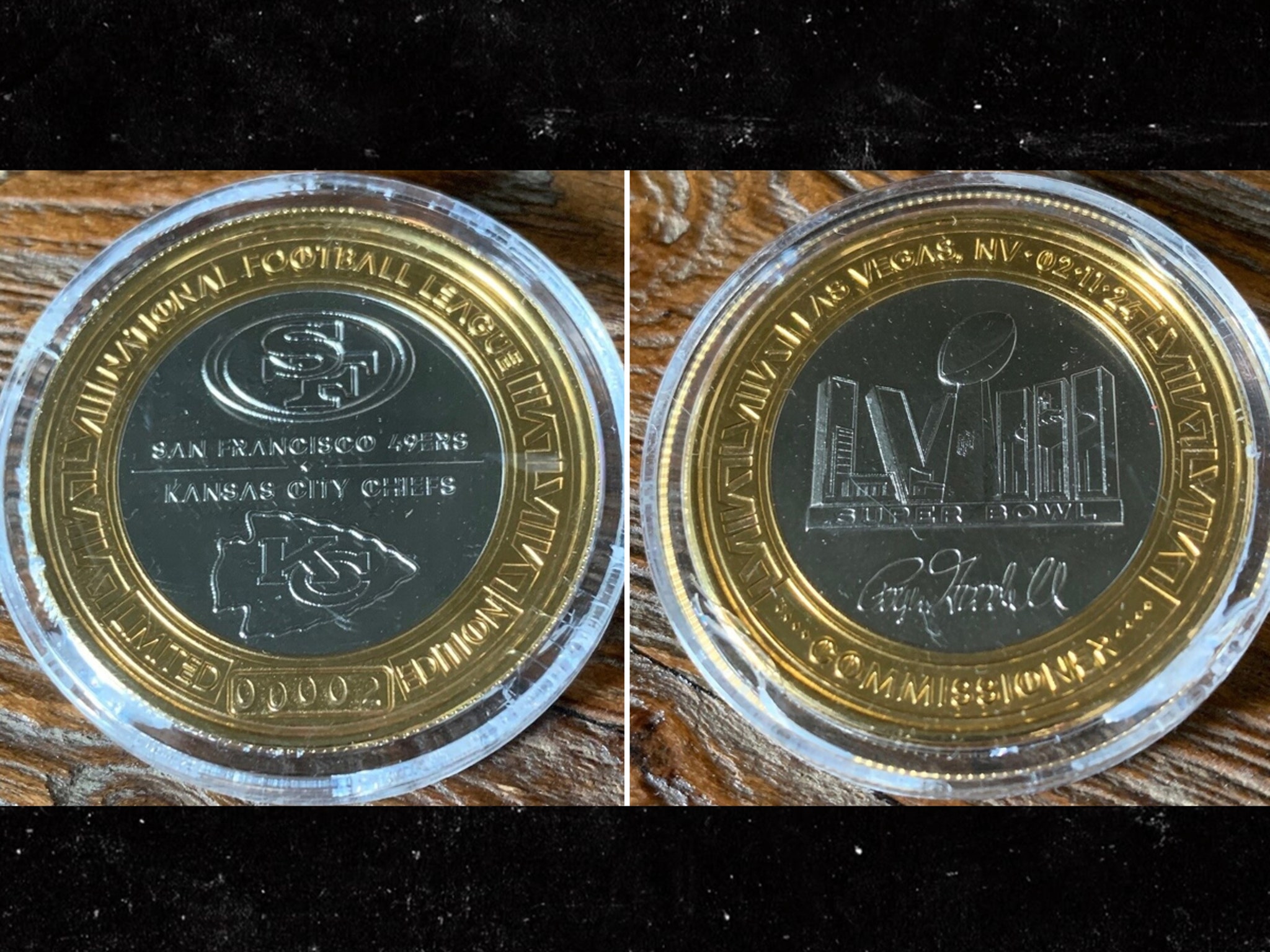 Super Bowl LVIII Game Used Overtime Flip Coin Hits Auction Block