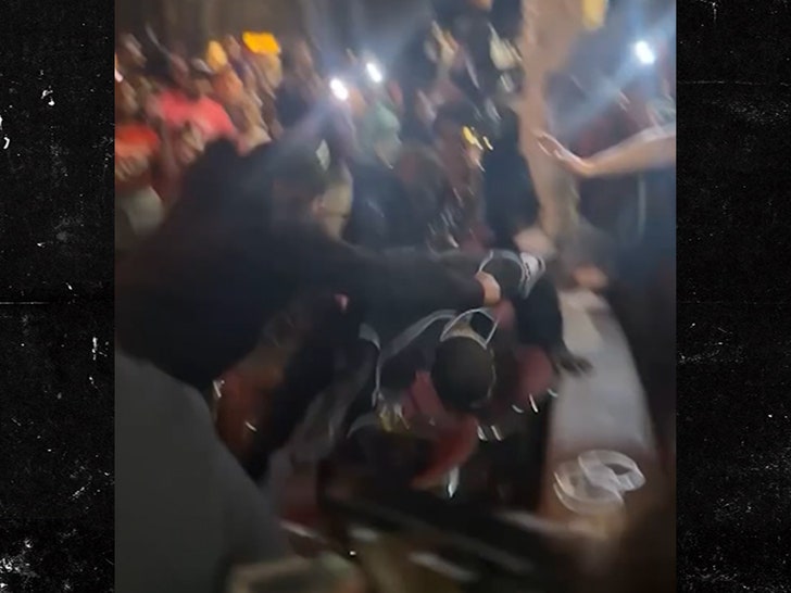 Wild Fight Breaks Out After Fan Slaps Rapper Stunna Girl's Butt