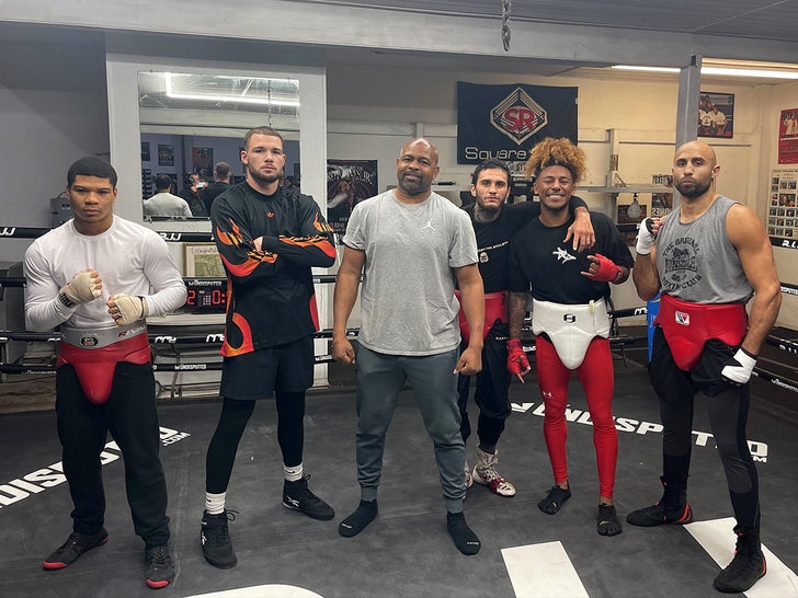 roy jones jr with his fighters no credit no wm