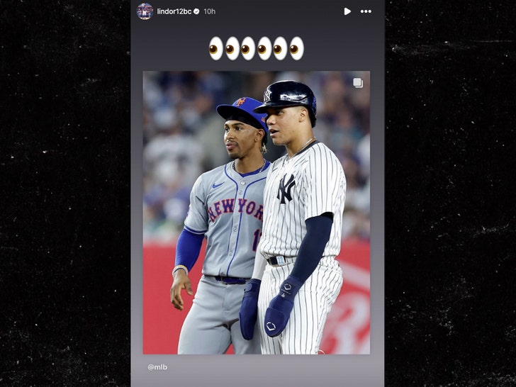 Juan Soto Francisco Lindor Instagram story yankees mets