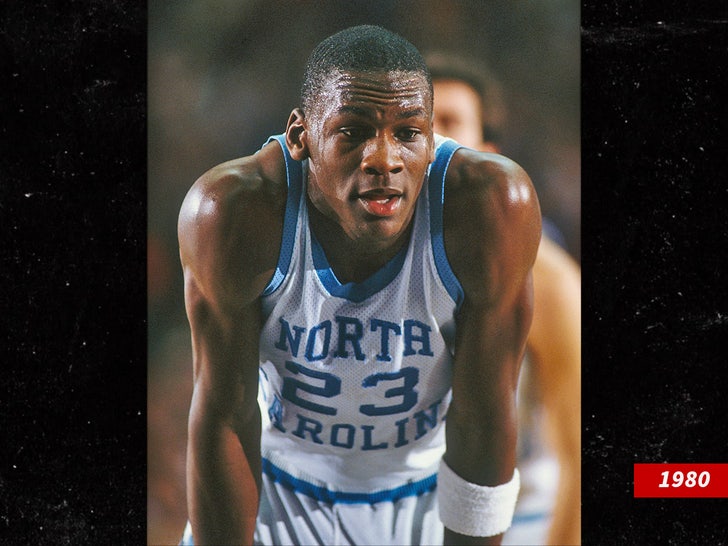 michael jordan unc 1980 foccus on sport