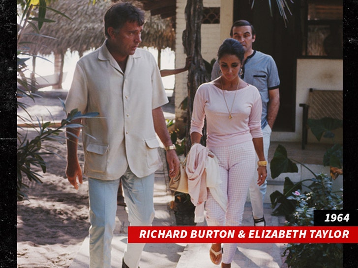 Richard Burton y Elizabeth Taylor
