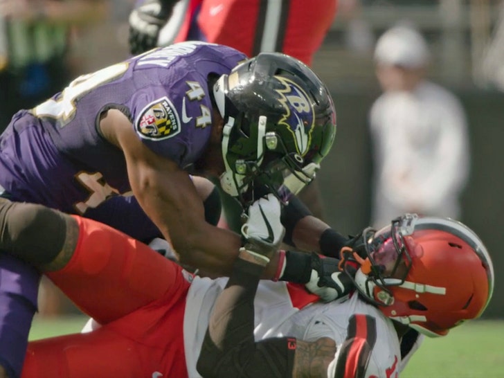 Full Video of Marlon Humphrey-Odell Beckham Jr. On-Field Fight