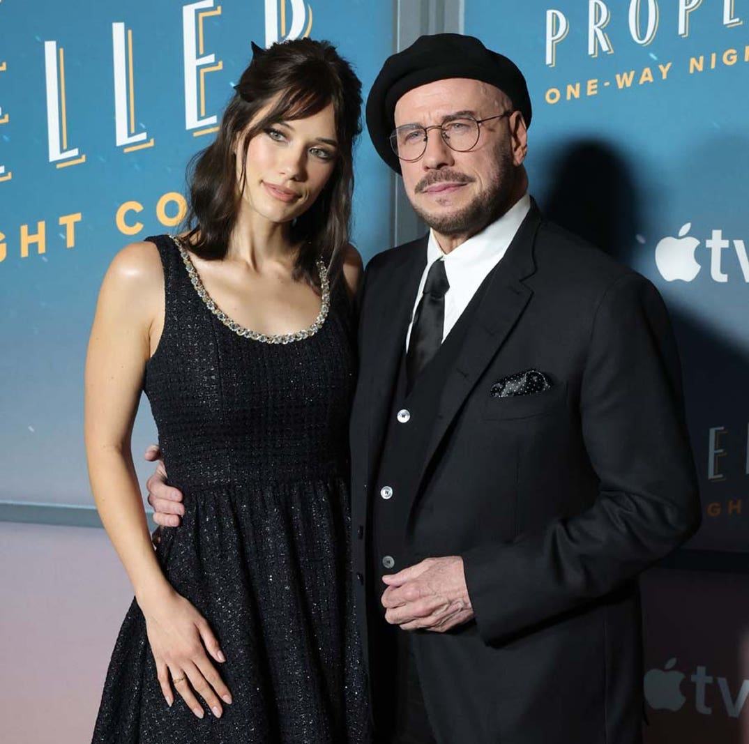 John Travolta and Ella Bleu Travolta