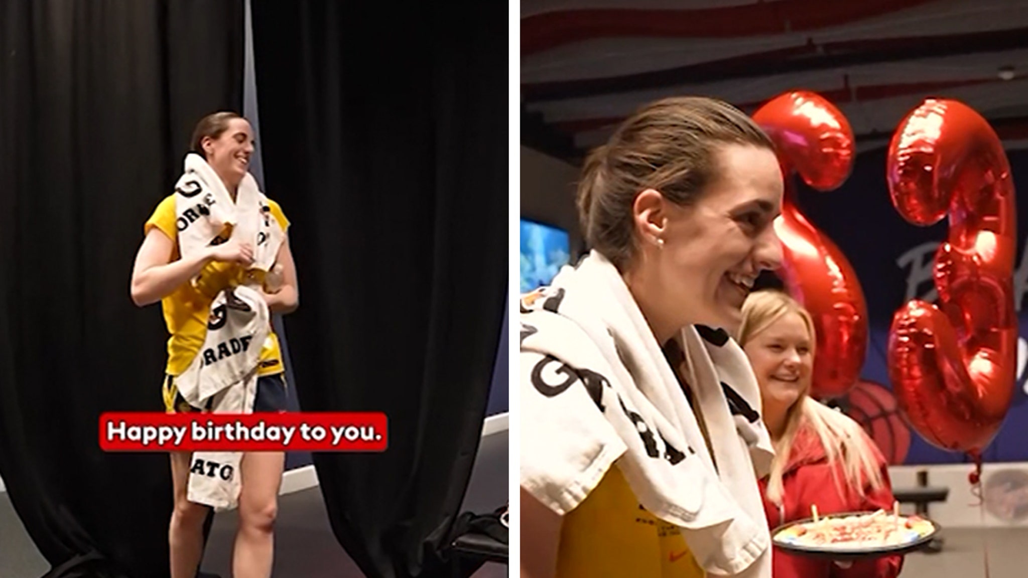 Caitlin Clark Gets Birthday Surprise From Indiana Fever