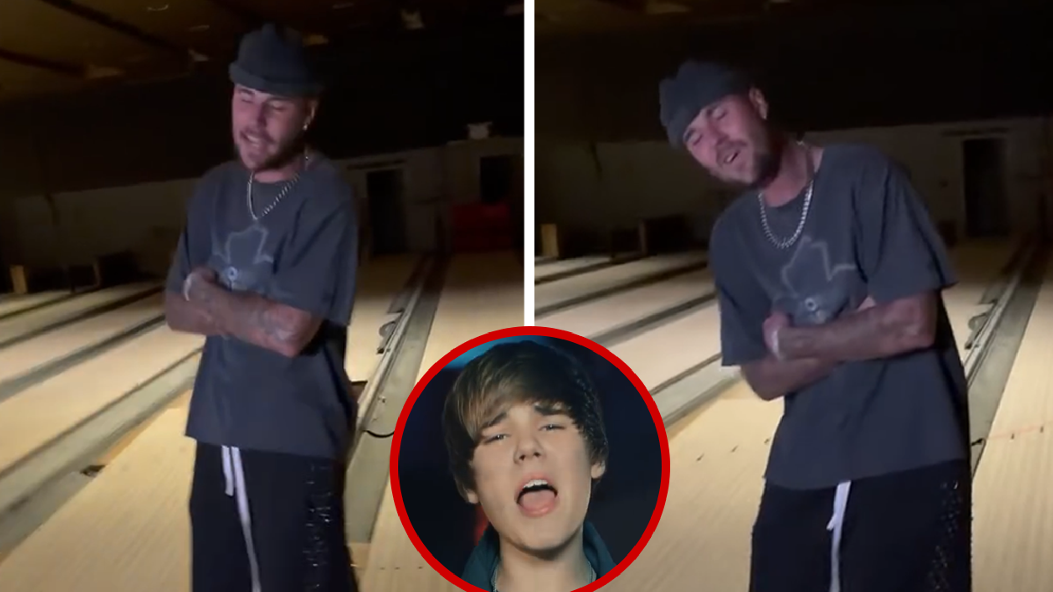 Justin Bieber Goes Back to the Bowling Alley From the ‘Baby’ Music Video Justin Bieber Goes Back to the Bowling Alley From the ‘Baby’ Music Video