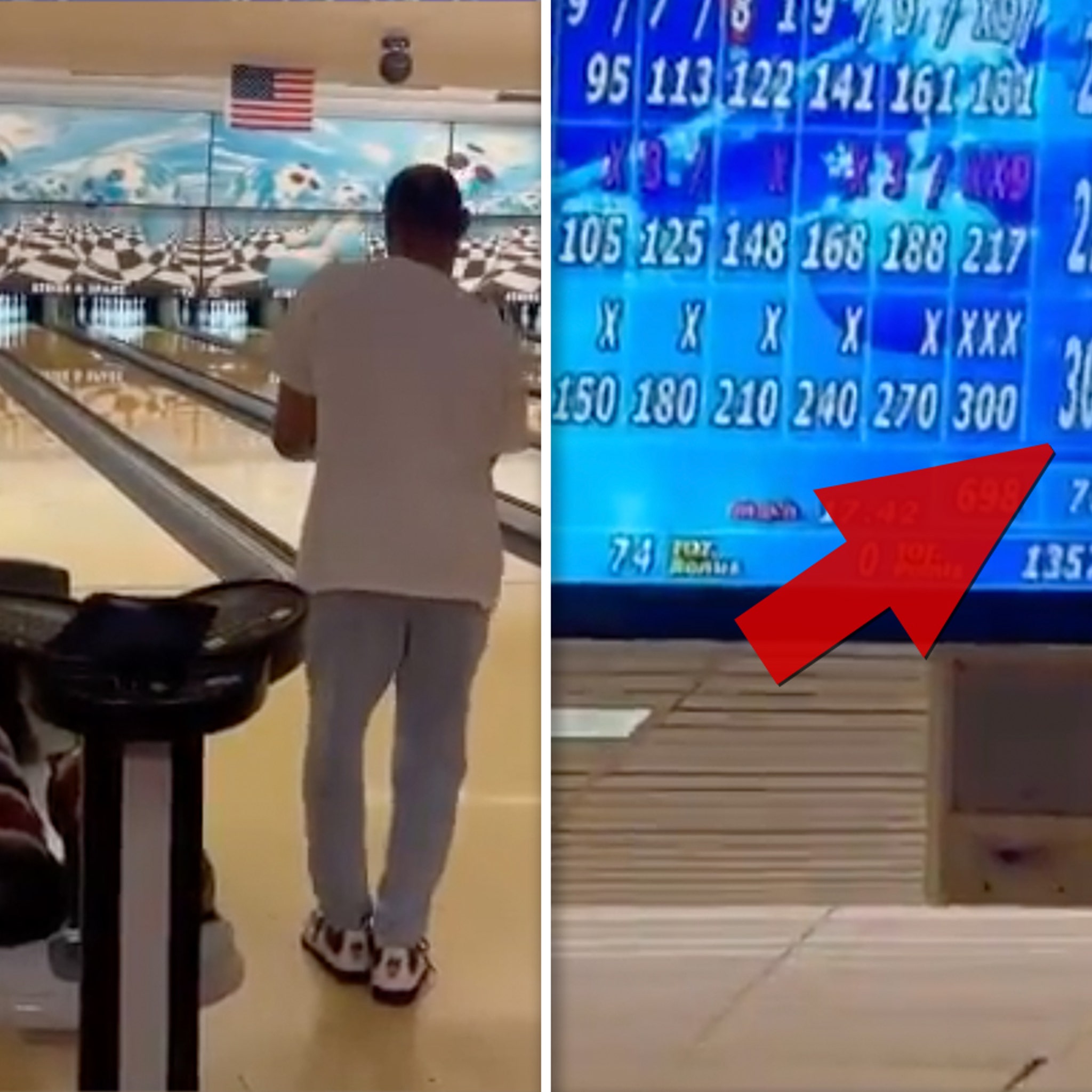 Mookie Betts: Red Sox star rolls 300 at World Series of Bowling