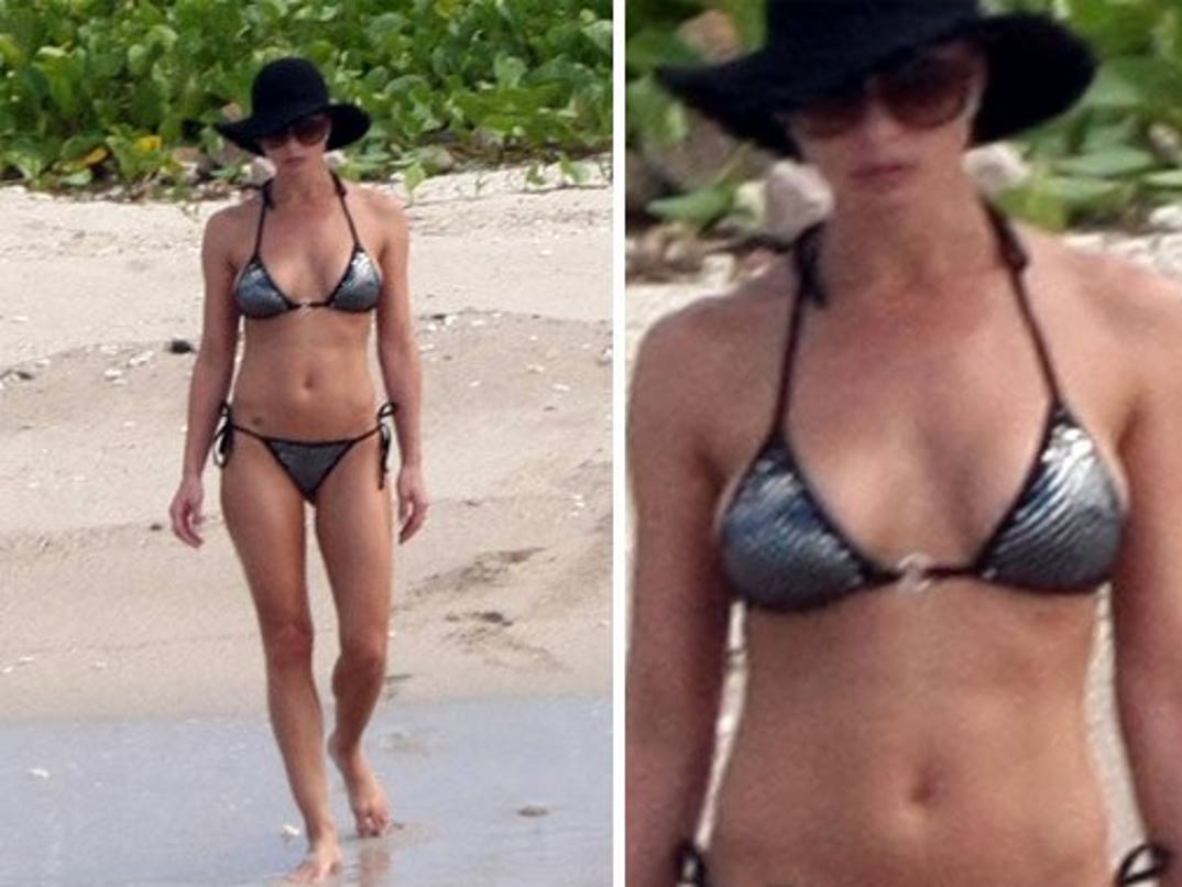 Jaime Pressly Goes Two Pieces on Honeymoon