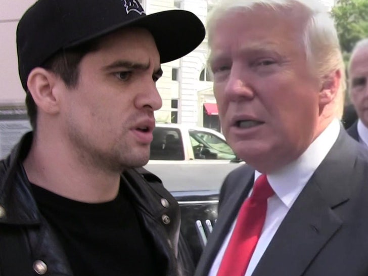 0624 Brendon Urie Donald Trump tmz