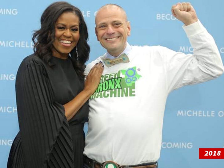 stepehen ritz and michelle obama 2018