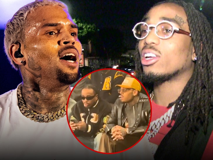 Chris Brown's Quavo Feud Alive and Well After Paris Fashion Show Run-in #Quavo