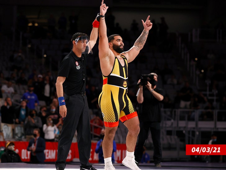 Gable Stevenson wrestling