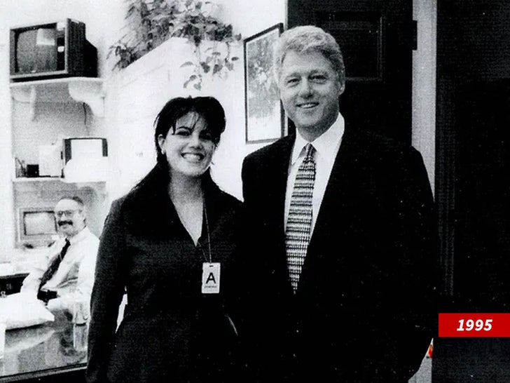 monica lewinsky bill clinton sub swipe getty