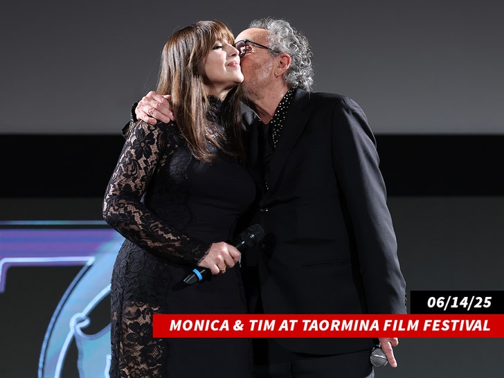 monica bellucci and tim burton getty 4
