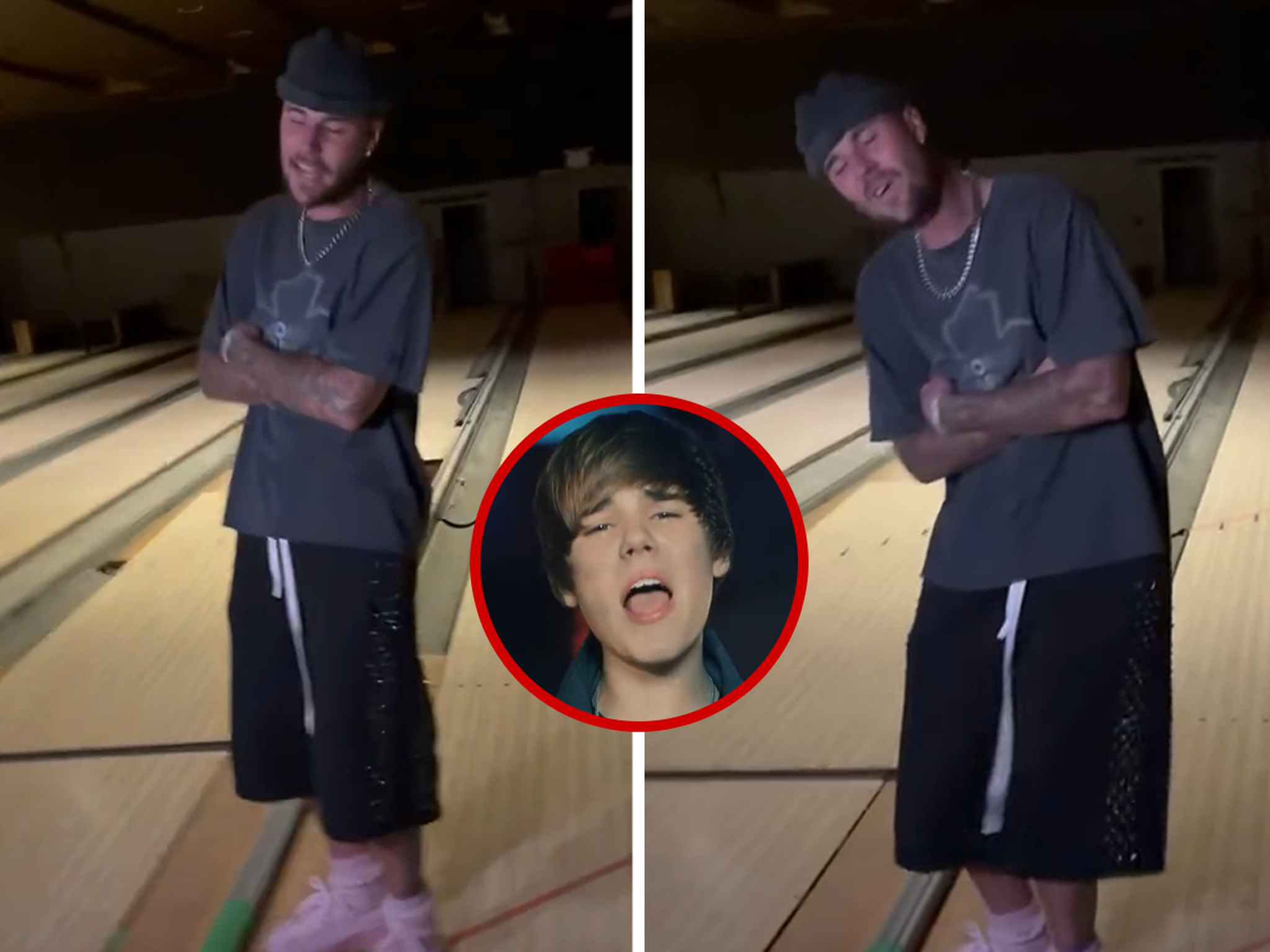 Justin Bieber Goes Back to the Bowling Alley From the 'Baby' Music