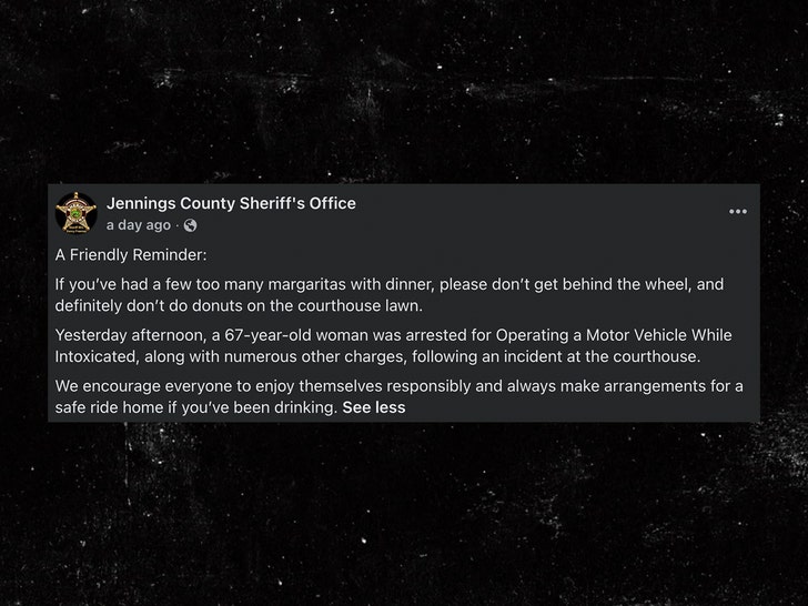 jennings county sheriffs office statement on drunk driving 1