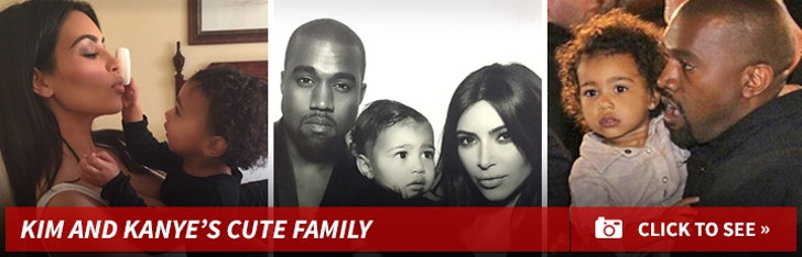 Kim Kardashian and Kanye West's Cute Family