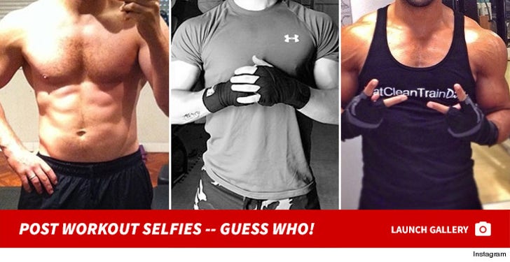 Post Workout #Selfies -- Guess The Sweaty Stars!