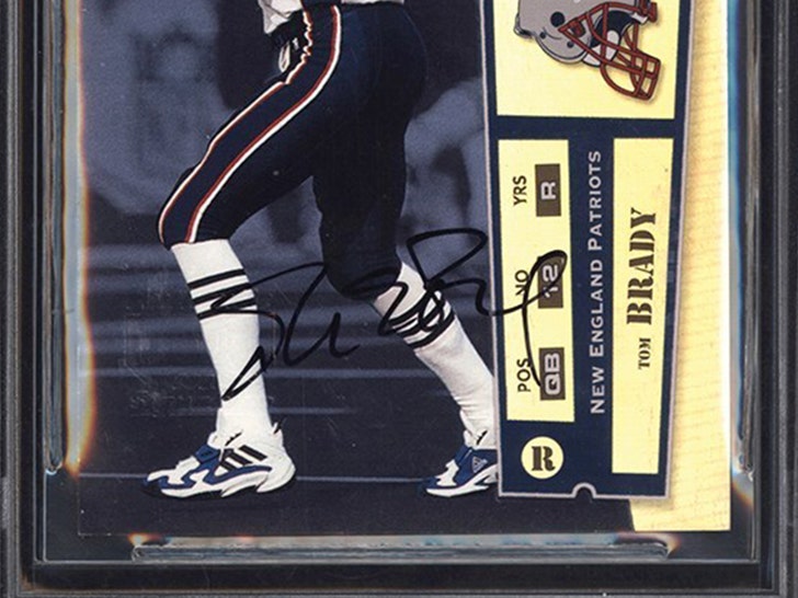 Tom Brady-Autographed Rookie Card Sells for $1.23 Million at