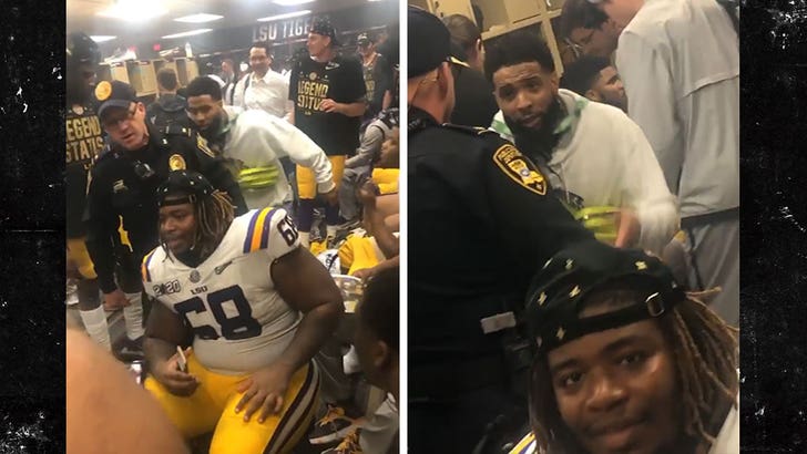 Odell Beckham Jr. Slaps Cop's Butt During LSU Celebration