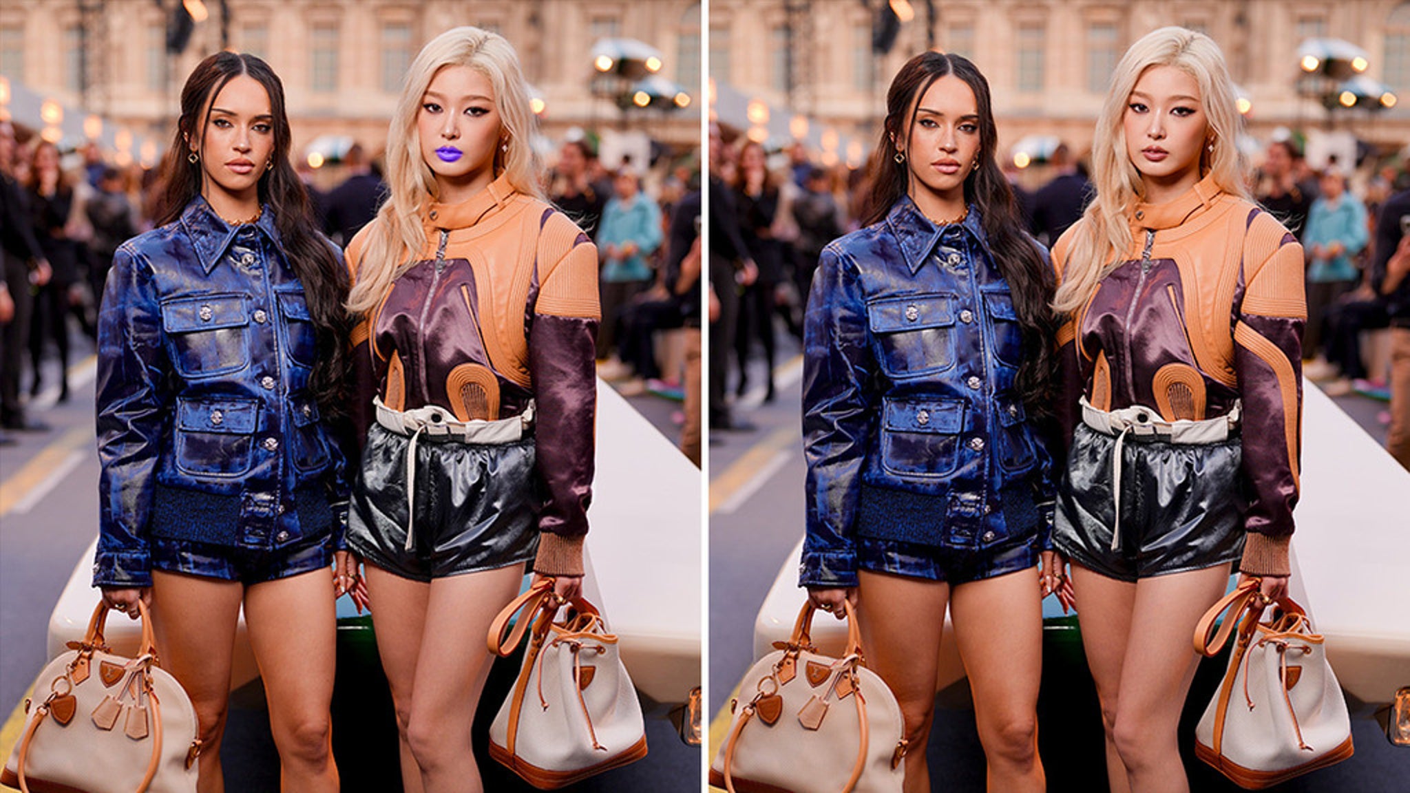 KATSEYE's Daniela Avanzini and Yoonchae Luscious In Leather