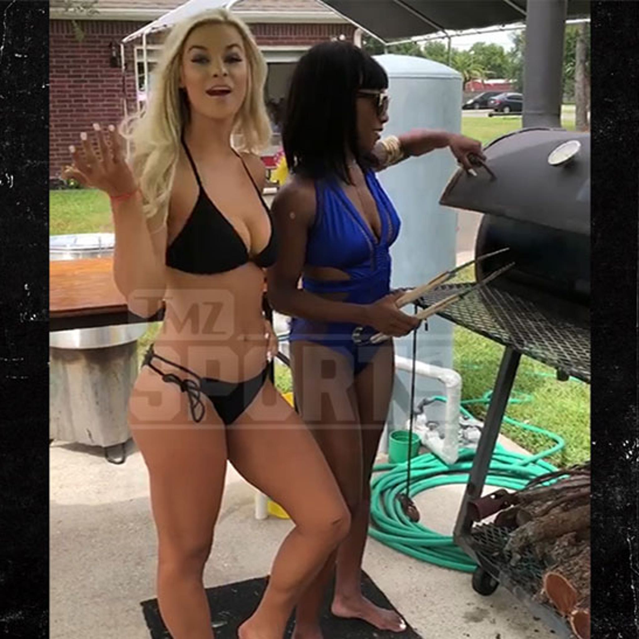 Houston Texans Cheerleaders Throw Epic Bikini BBQ