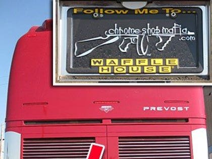 Kid Rock's tour bus