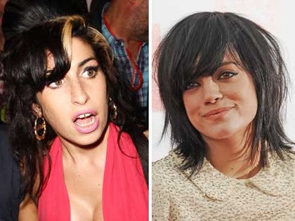 Amy Winehouse and Lily Allen