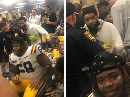 Odell Beckham Jr. Slaps Cop's Butt During LSU Celebration