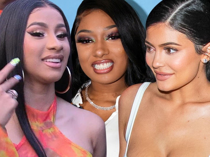 0804 cardi b meg the stallion kylie jenner tmz getty