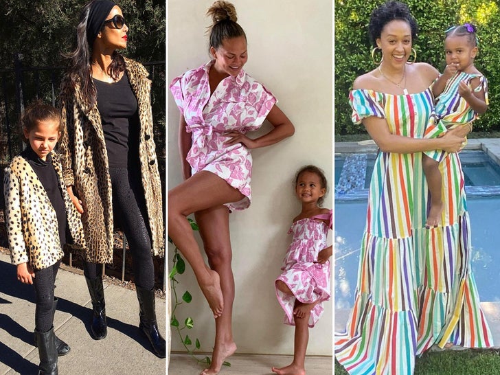 Celebrity Moms With Mini-Mes -- Twinning!