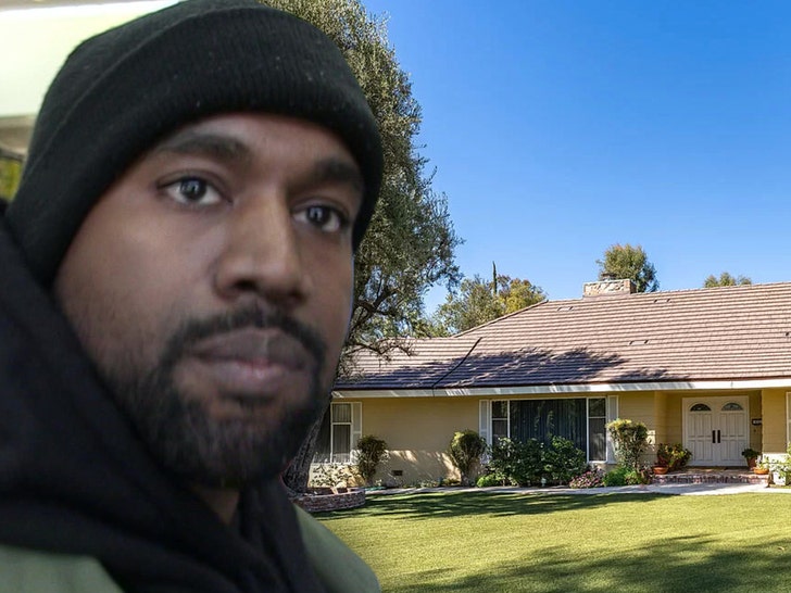Kanye West's House Next to Kim's on Ice, No Evidence He's Moving In