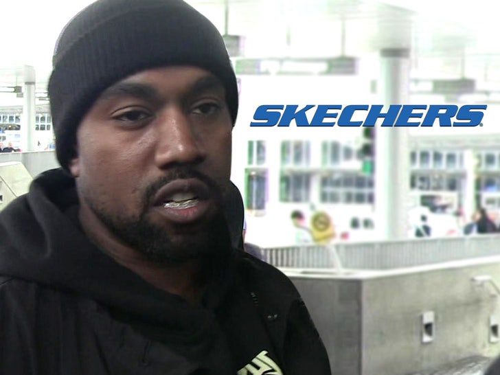 Kanye West Shows Up Uninvited to Skechers Headquarters in Wake of